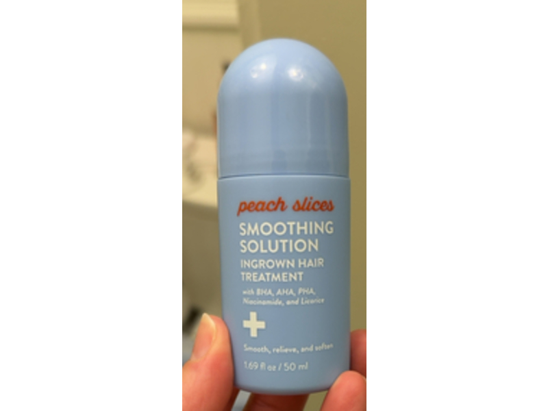 Peach Slices Smoothing Solution Ingrown Hair Treatment, 1.69 fl oz/50 mL