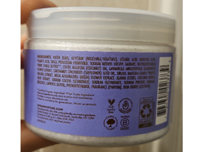 SheaMoisture Calming Creme Body Scrub, Lavender, 11.3 oz