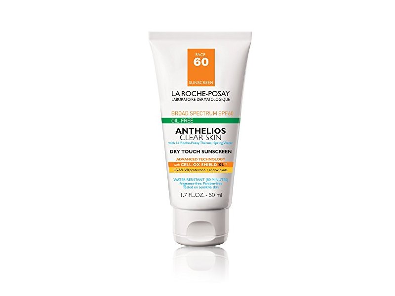 La Roche-Posay Anthelios 60 Clear Skin Oil Free Face Sunscreen SPF 60 1.7  fl oz (50ml) 