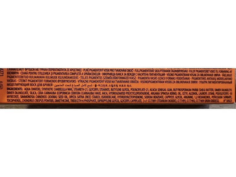 Benefit Precisely Full - Pigment Sculpting Brow Wax, 3.75, 0.17 oz/5 g