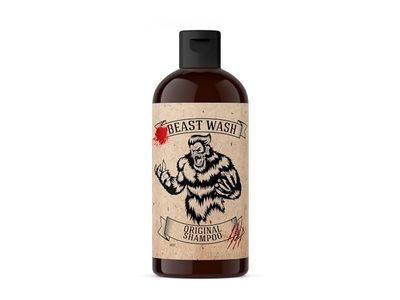 Johnny Slicks Beast Wash Original Shampoo, 16 oz