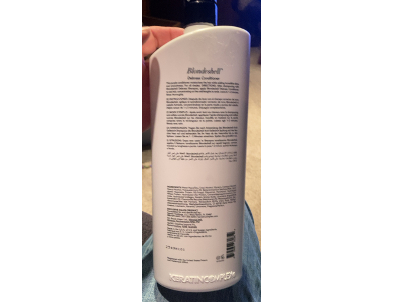Keratin Complex Blondeshell Debrass Conditioner, 33.8 fl oz/1000 mL