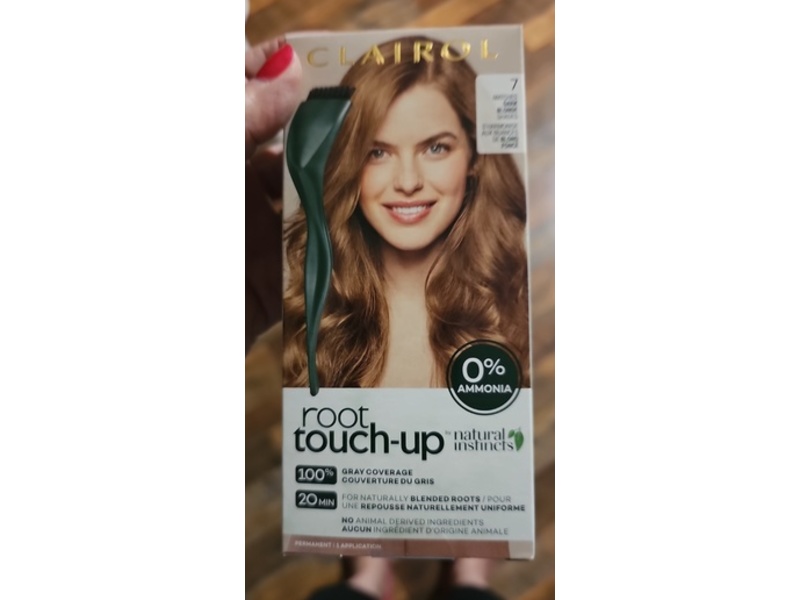 Clairol Root Touch-Up Permanent Hair Dye, 7 Blonde Hair Color