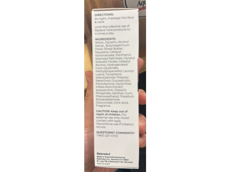 Eucerin Dark Spot Corrector Radiant Tone Night Cream,1.7 oz/48 g