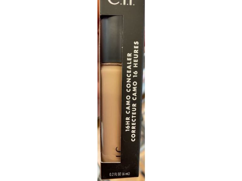 e.l.f. Cosmetics 16Hr Camo Concealer, Medium Beige, 0.2 fl oz/6 mL