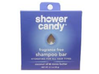Shower Candy Shampoo Bar, Fragrance Free Coconut Oil Cocoa Butter, 2.1 oz/60 g - thumbnail 1