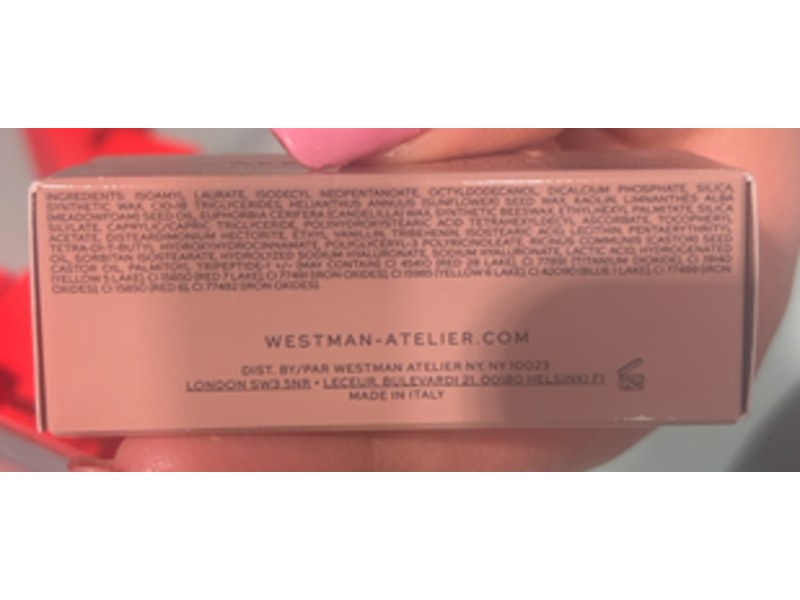 Westman Atelier Lip Suede Matte Lipstick, Petal, 0.13 fl oz/3.8 g