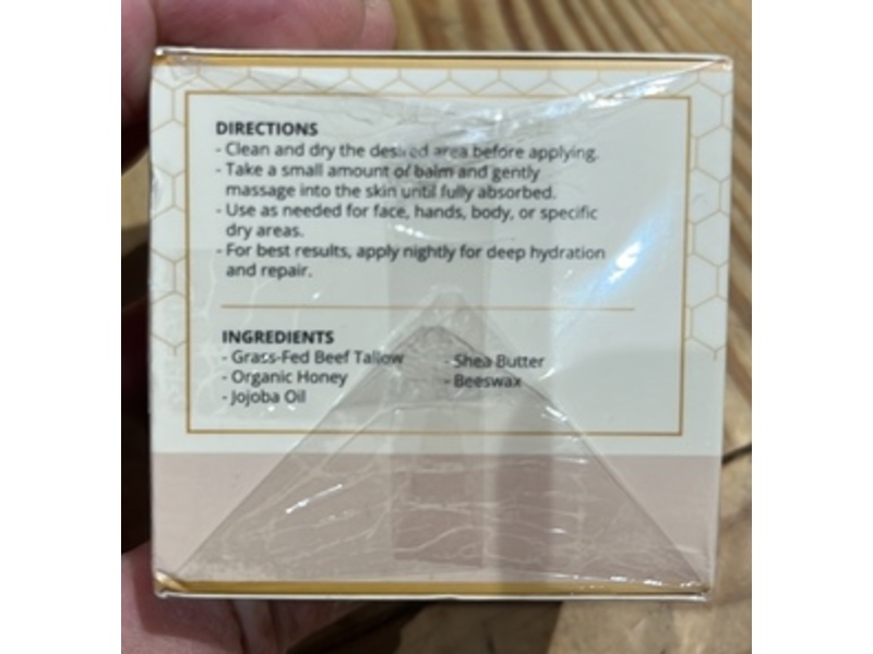 Lemcuh Whipped Beef Tallow & Honey Balm, 2.11 oz/60 g