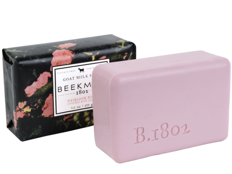Beekman 1802 Goat Milk Soap, Heirloom Rose, 9.0 oz/255 g