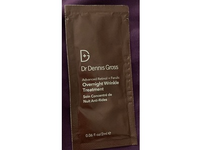 Dr Dennis Gross Overnight Wrinkle Serum Treatment, Retinol + Ferulic, 0.06 fl oz/2 mL