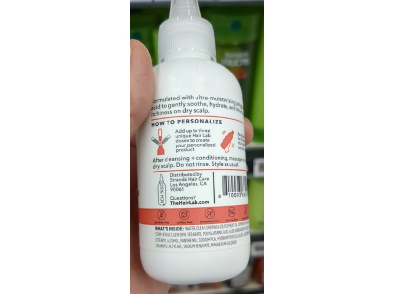 The Hair Lab By Strands Scalp Soothing Serum, 3 fl oz/89 mL