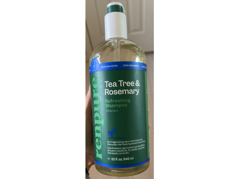 Renpure Refreshing Shampoo, Tea Tree & Rosemary, 32 fl oz/946 mL