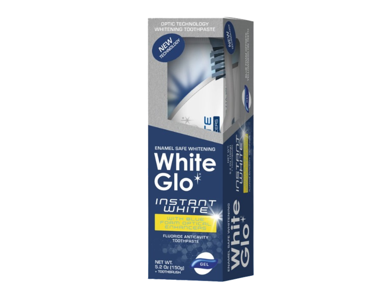 White Glo Instant White Optic Toothpaste, 5.2 oz/150 g