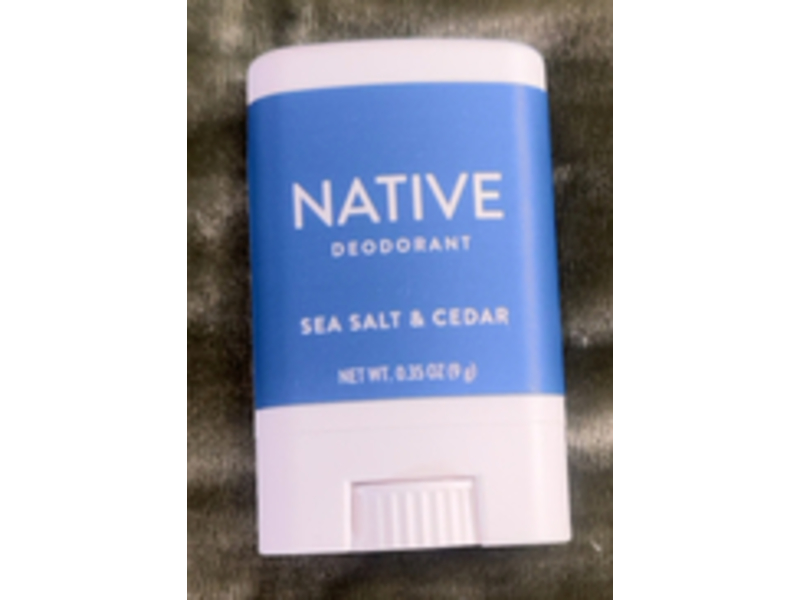 Native Deodorant, Sea Salt & Cedar, 0.35 oz/9 g