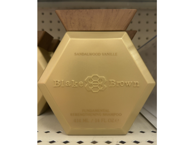 Blake Brown Fundamental Strengthening Shampoo, Sandalwood Vanille, 14 fl oz/414 mL