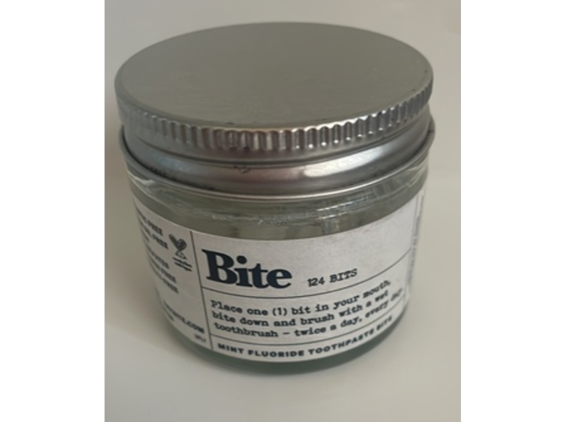Bite Toothpaste Bits, Mint Fluoride, 124 Count