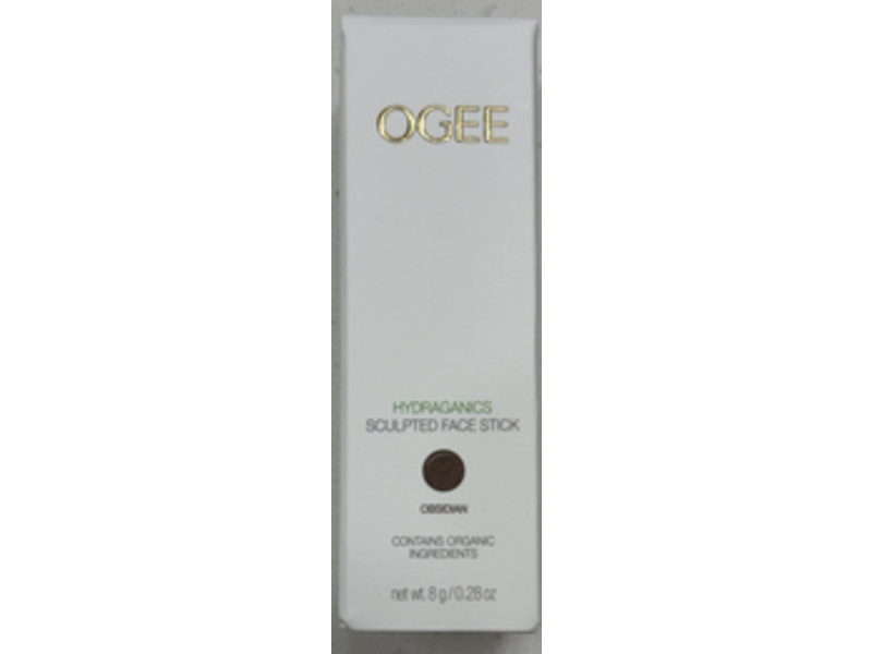 Ogee Sculpted Face Stick, Obsidian Matte Deep Bronze, 0.26 oz/8