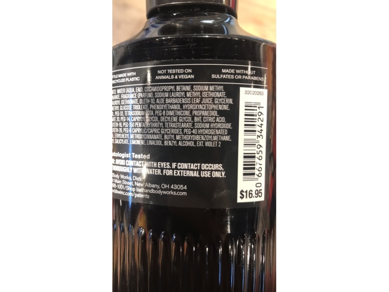 Bath & Body Works Men's Collection 3-In-1 Hair Face & Body Wash, 10 fl oz/295 mL