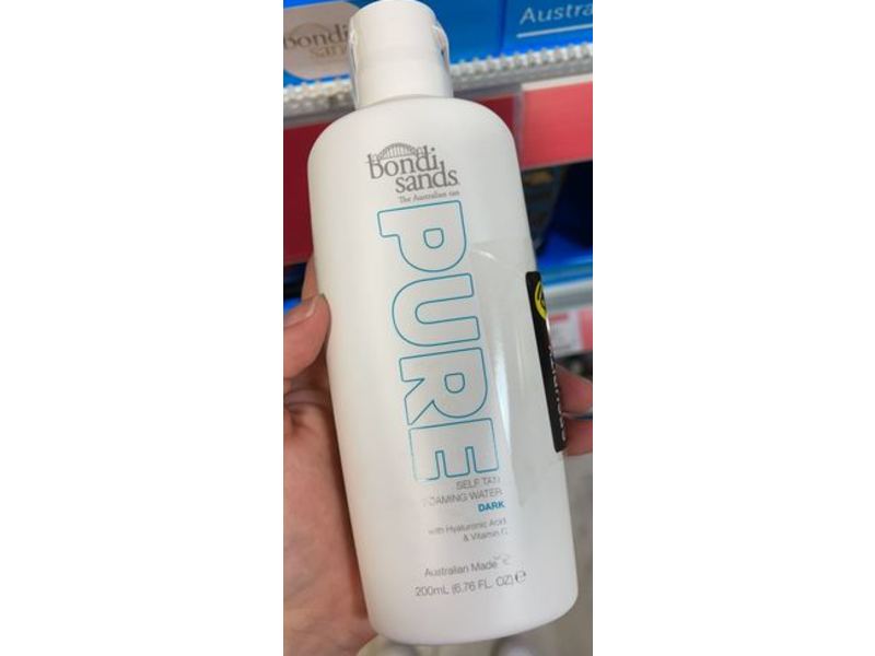 Bondi Sands Pure Self-Tan Foaming Water, Dark, 6.76 fl oz