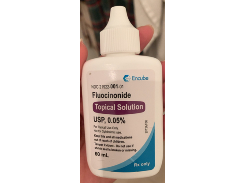 Fluocinonide Topical Solution, UPS 0.05%, 60 mL Encube (RX)
