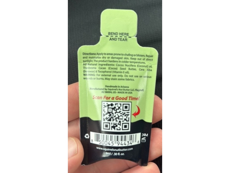 Squirrel's Nut Butter Anti-Chafe & Skin Repair, .30 fl oz/9 mL