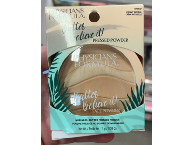 Physicians Formula Butter Believe it! Pressed Powder, Creamy Natural, 0.38 oz/11 g
