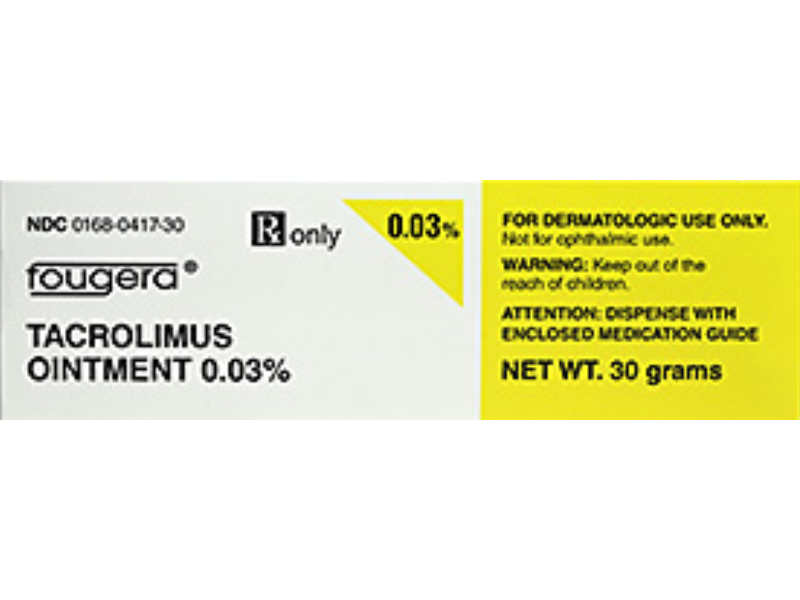 Tacrolimus Ointment 0.03%, 30 g, Fougera (RX)