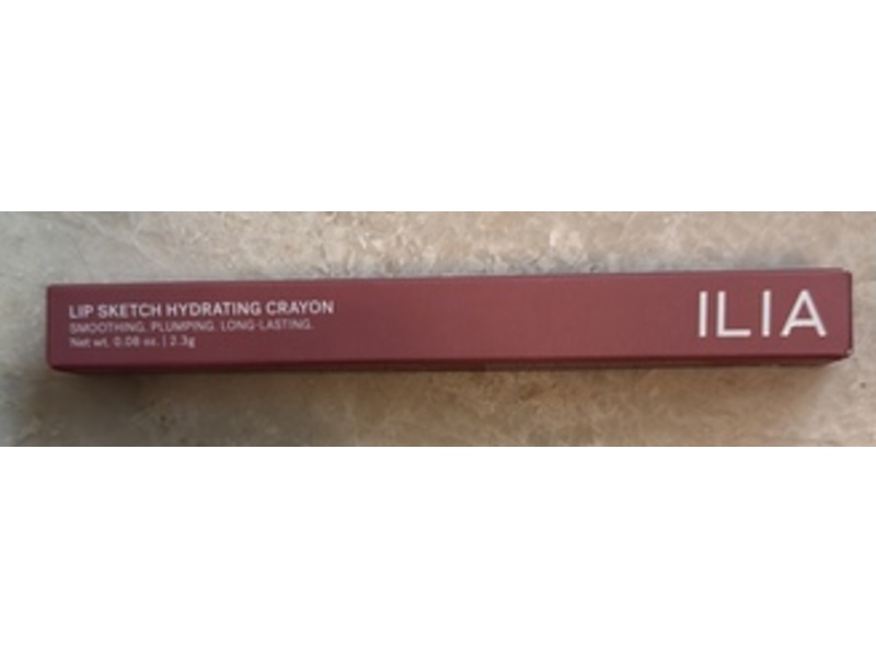 ILIA Lip Sketch Hydrating Crayon, Kiln-Rich Berry, 0.08 oz/2.3 g