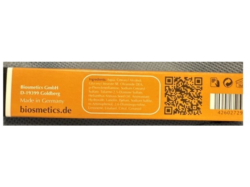 Biosmetics Intensive Eyelash & Eyebrow Tint, Black, 20 mL