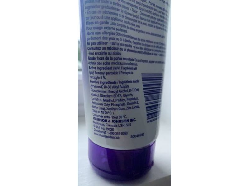 Clean & Clear Acne Cleanser, Continuous Control, 150 mL