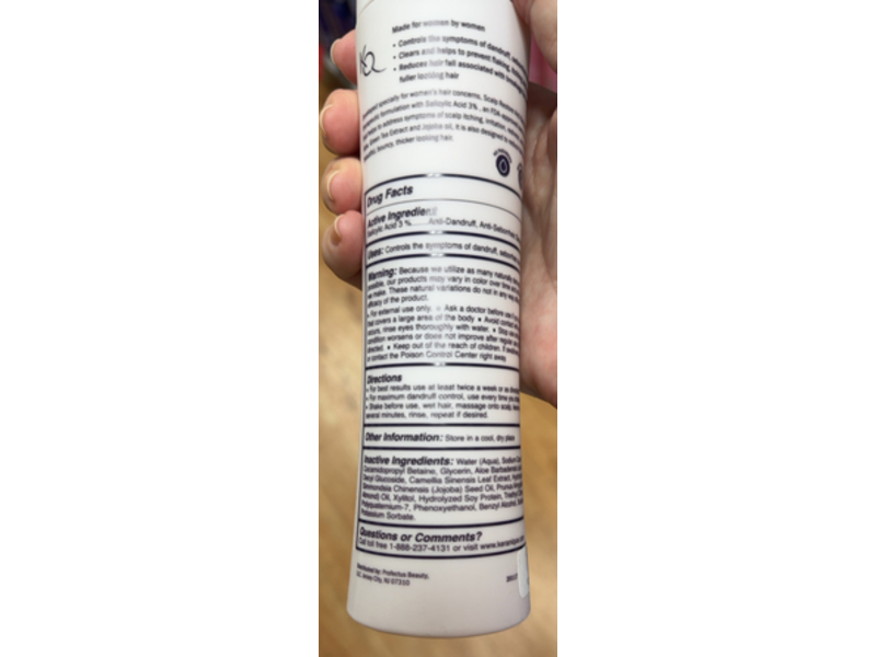 Keranique Anti Dandruff Shampoo, Salicylic Acid 3%, 8 fl oz/240 mL