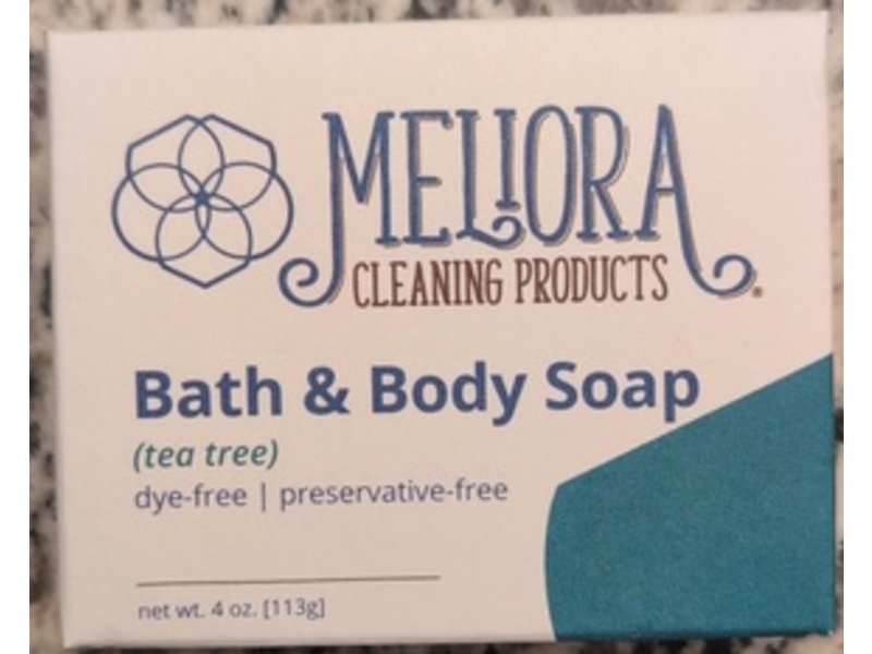 Meliora Bath & Body Soap, Tea Tree, 4 oz/113g