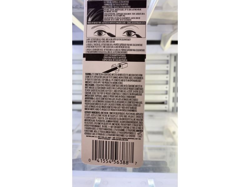 Maybelline Tattoostudio Waterproof Eyeliner Pencil, 940 Rich Amethyst, 0.04 oz