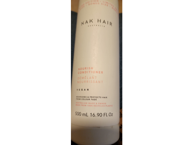 Nak Hair Nourish Conditioner, 16.90 fl oz/500 mL