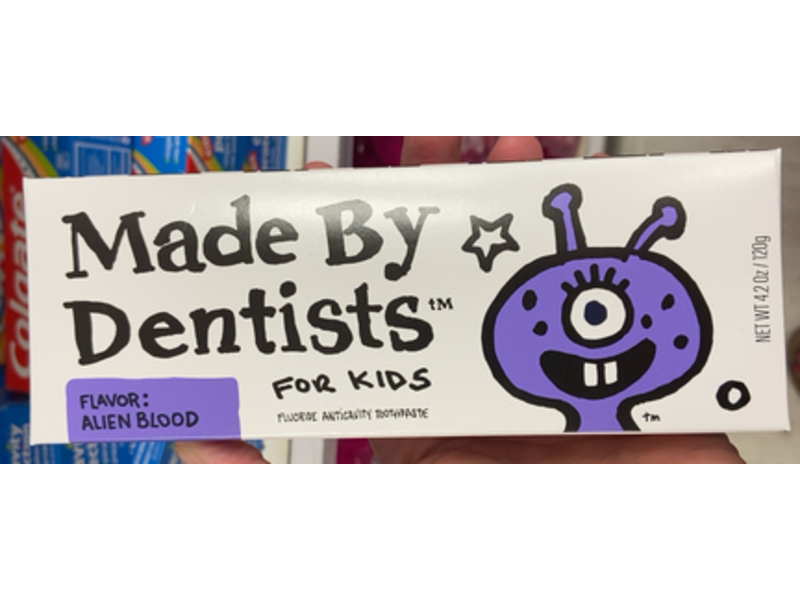Made By Dentists Fluoride Anticavity Toothpaste, Alien Blood, 4.2 oz/120 g