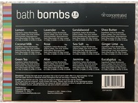 Concentrated Naturals Bath Bomb Set, Relax & Energize, 50 g, 12 Count - Image 4
