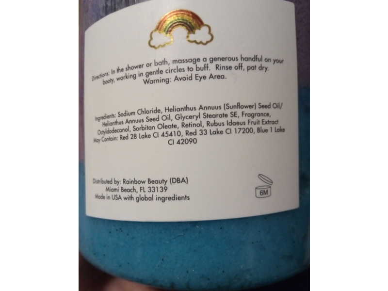 Booty Tighening Butt Polish, Mixed Berries + Retinol, 16 fl oz/480 mL