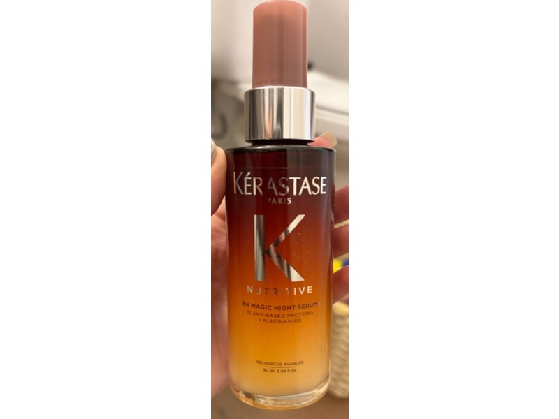 Kerastase Nutritive 8h Magic Night Serum, Plant-Based Proteins + Niacinamide, 3.04 fl oz/90 mL