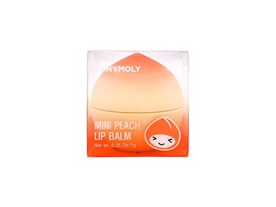 Tonymoly Mini Lip Balm, Peach, 0.24 oz/7 g