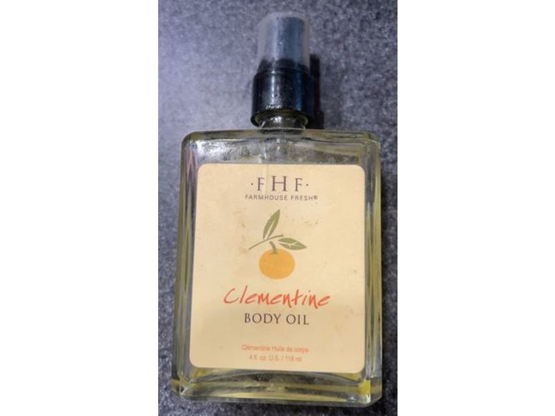 Farmhouse Fresh Clementine Body Oil, 4 fl oz/118 ml