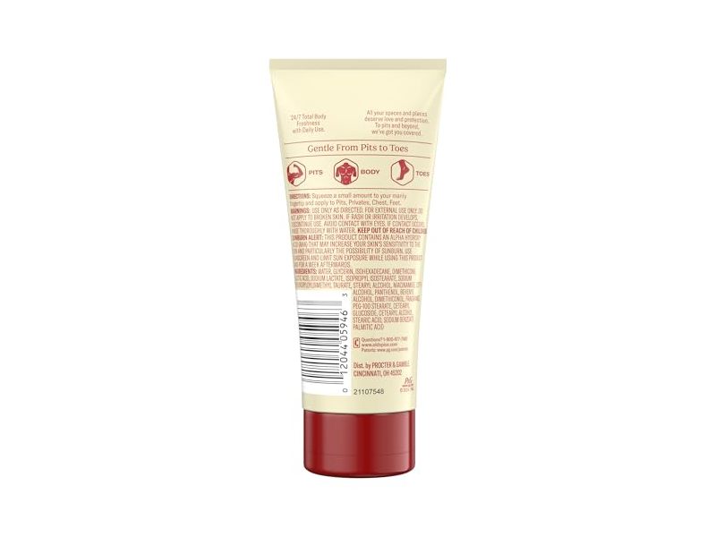 Old Spice Total Freshness Body Deodorant, Vanilla + Shea, 3.o oz/85 g