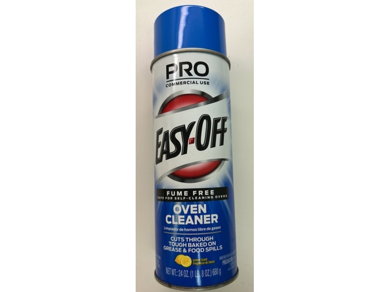 Easy-Off Fume Free Oven Cleaner Spray, Lemon, 24 oz