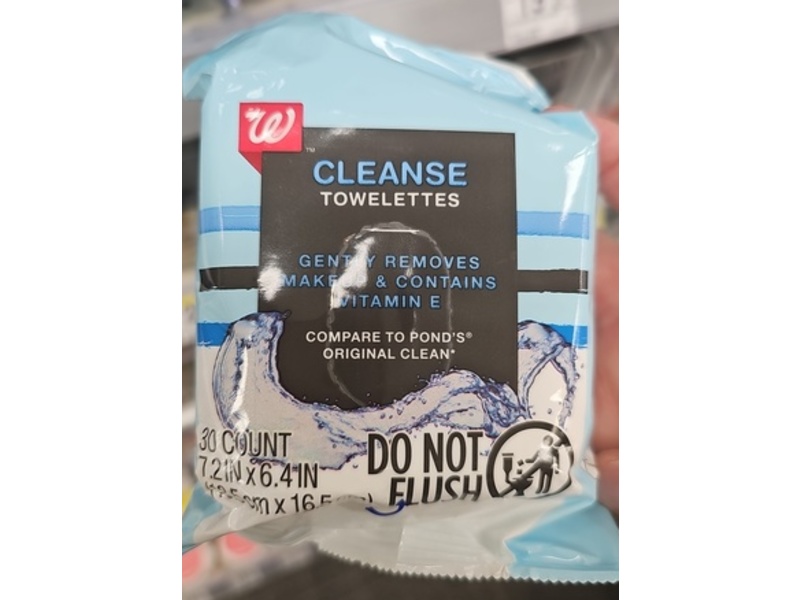 Walgreens Cleanse Towelettes, 30 Count