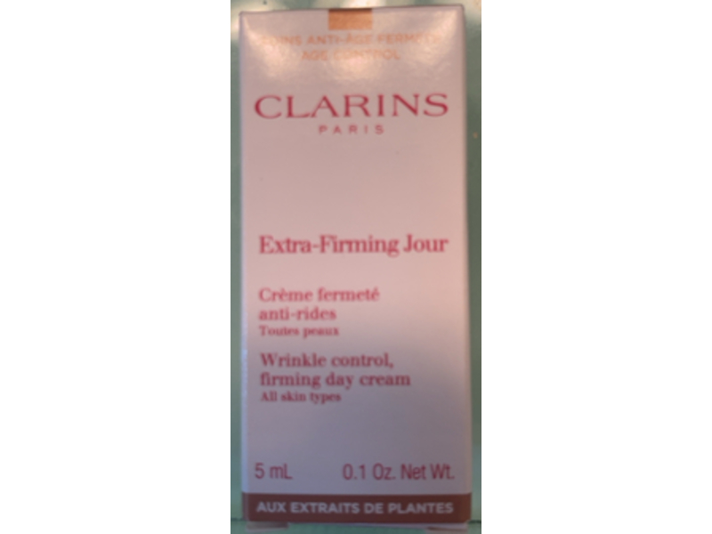 Clarins Extra Firming Jour Wrinkle Control Day Cream, 0.1 oz/5 mL