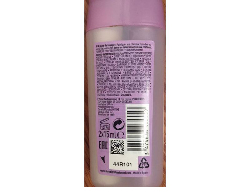 L'oreal Professional Series Expert Sos Smooth Pro Keratin Double Serum, 0.5 fl oz/15 mL