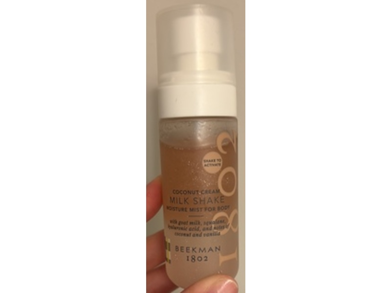 Beekman 1802 Moisture Body Mist, Coconut Cream, 2 fl oz/60 mL