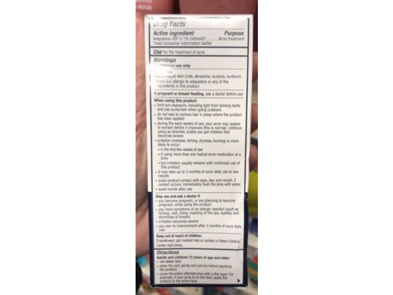 Acne Free Adapalene Gel Acne Treatment, 0.5 oz/15 g