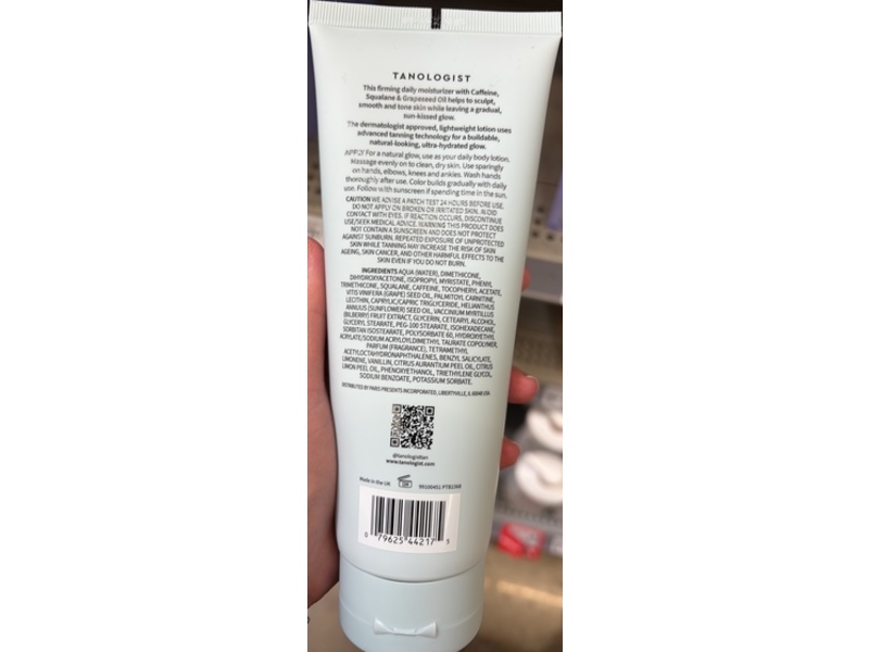 Tanologist Firming Daily Glow Gradual Tan Body Lotion, Medium, 6.76 fl oz/200 mL