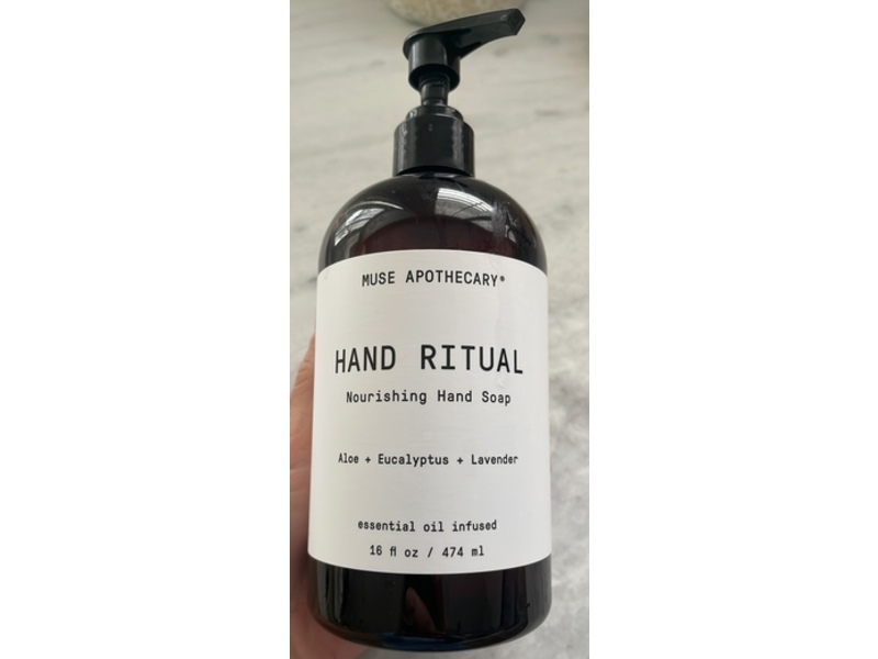 Muse Apothecary Nourishing Hand Soap, Hand Ritual, 16 fl oz/474 mL