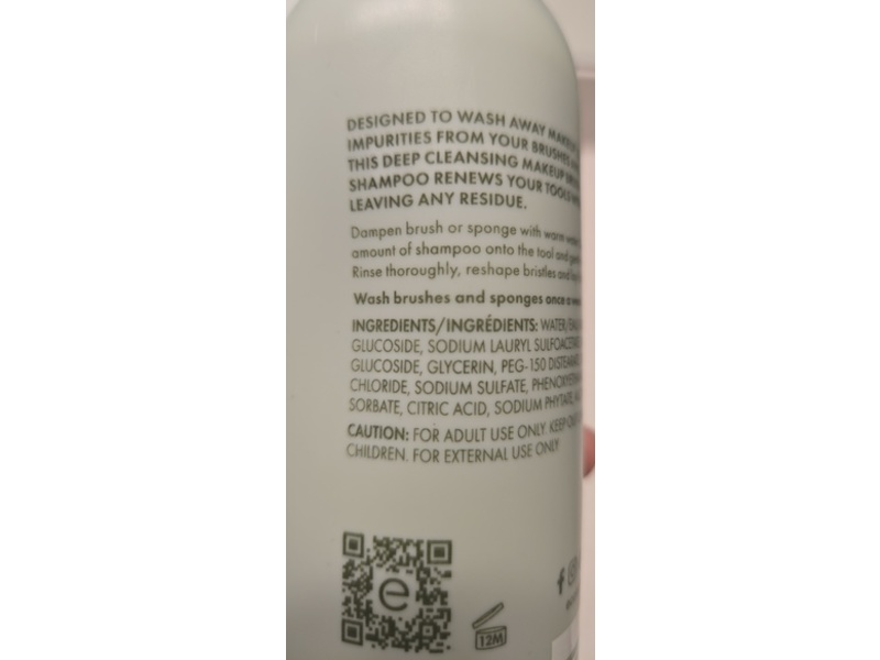 EcoTools Makeup Brush + Sponge Shampoo, 8 fl oz/236 mL